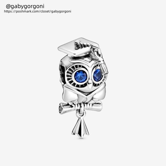 Pandora Wise Owl Graduation Charm|Pendant - Picture 1 of 2